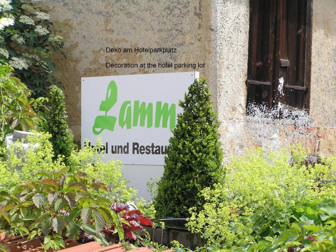 Hotel Und Restaurant Lamm Giengen an der Brenz Exteriör bild